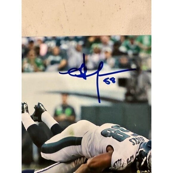 Jordan Hicks signed autographed Philadelphia Eagles 8x10 Photo JSA - Picture 2 of 3